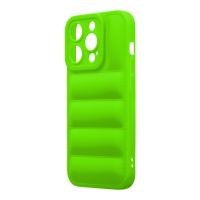 OBAL:ME Puffy Kryt pre Apple iPhone 15 Pro Green