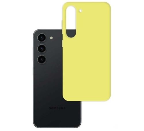 3mk ochranný kryt Matt Case pre Samsung Galaxy S23 (SM-S911) lime/žlutozelená