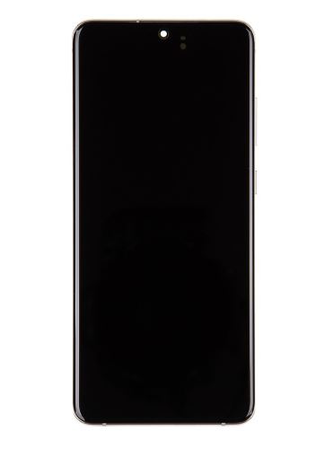 LCD displej + dotyk + predný kryt Samsung G988 Galaxy S20 Ultra Cosmic White (Service Pack)