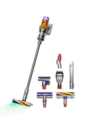 Dyson V12 Detect Slim Absolute (2023), akumulátorový vysavač, iluminační technologie, 3 režimy, LCD displej