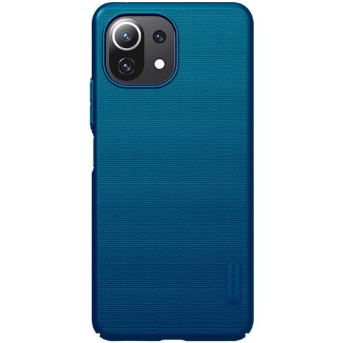 Nillkin Super Frosted Zadný Kryt pre Xiaomi Mi 11 Lite 4G/5G/5G NE Peacock Blue