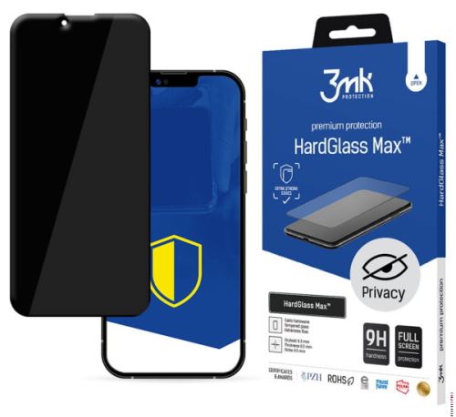 3mk tvrzené sklo HardGlass MAX Privacy pre Samsung Galaxy A34 5G (SM-A346) černá