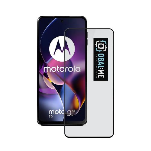 OBAL:ME 5D Tvrzené Sklo pre Motorola G54 5G/Power Edition Black