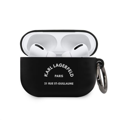 Karl Lagerfeld Rue St Guillaume puzdro pre Airpods Pro Black