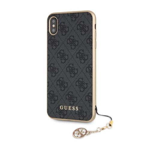 Guess Charms Hard Case 4G Grey pre Apple iPhone XS Max