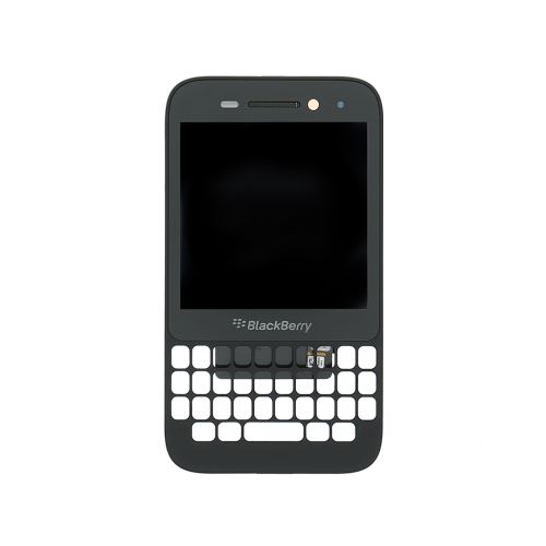 LCD displej + dotyk + predný kryt BlackBerry Q5 Black