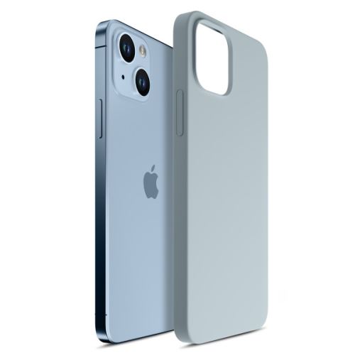 3mk ochranný kryt Hardy Silicone MagCase pre Apple iPhone 14, modrá