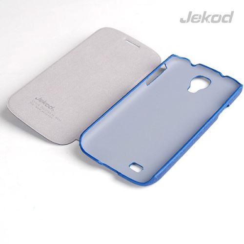 JEKOD Diamond kožené puzdro Blue pre Samsung i9500/i9505 Galaxy S IV
