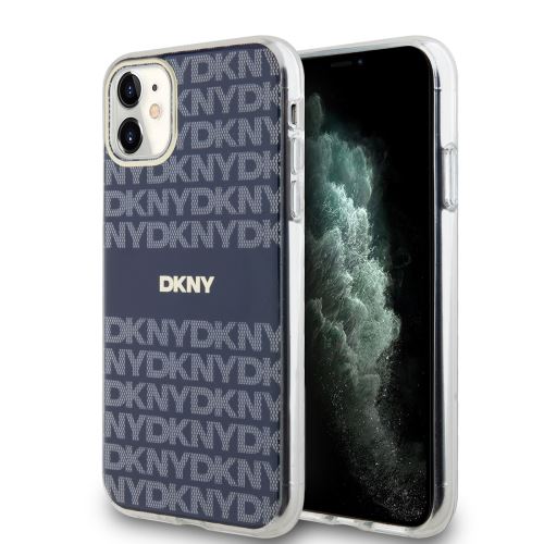 DKNY PC/TPU Repeat Pattern Tonal Stripe Magsafe Zadní Kryt pre iPhone 11