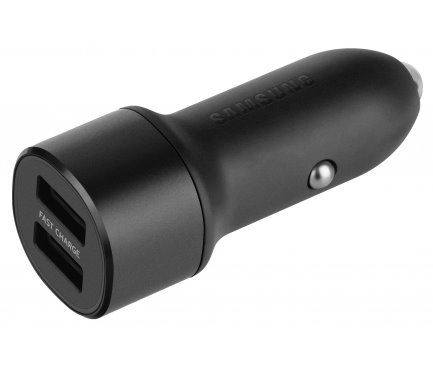 EP-L1100NBE Samsung DUAL USB rýchla autonabíjačka 15W (EU Blister)