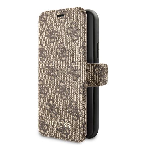 Guess 4G Book puzdro pre iPhone 11 Brown
