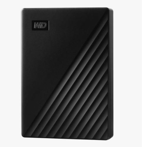 WD My Passport/5TB/HDD/Externý/2.5"/Čierna/3R