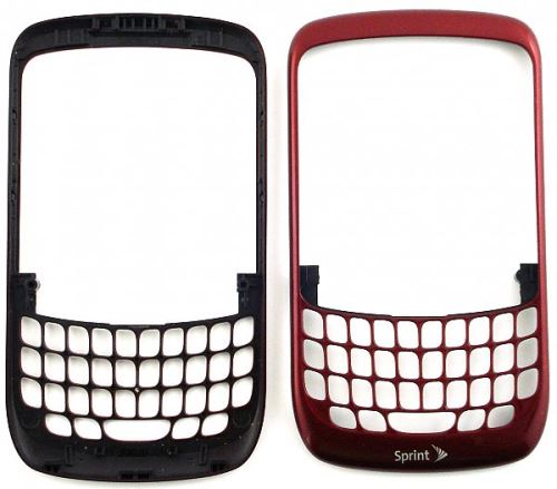 Blackberry 8520 predný kryt červený