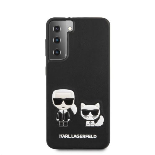 Karl Lagerfeld PU Karl &Choupette kryt pre Samsung Galaxy S21+ Black