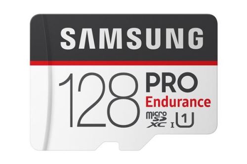 Micro SDXC 128GB Samsung PRO endurance +SD adaptér