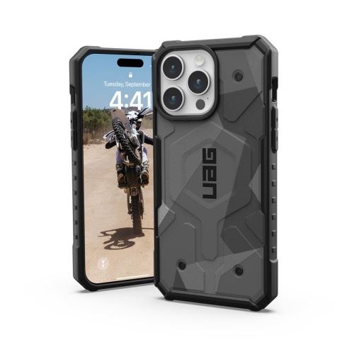 UAG kryt Pathfinder SE Magsafe pre iPhone 15 Pro Max - Geo Camo