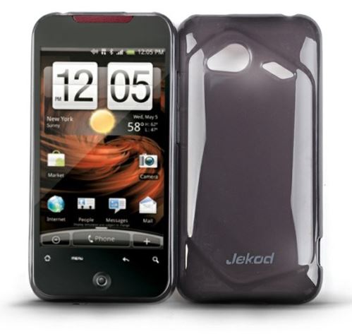 JEKOD TPU ochranné puzdro Black pre HTC Incredible 3