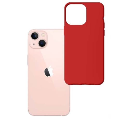 3mk ochranný kryt Matt Case pre Apple iPhone 14, strawberry/červená