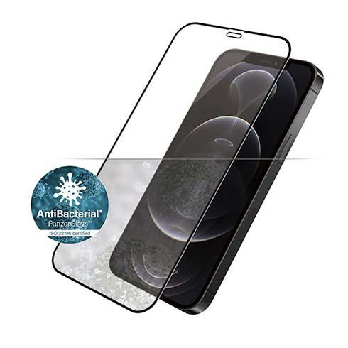 PanzerGlass ochranné sklo Friendly Case AB pre iPhone 12/12 Pro - Black Frame