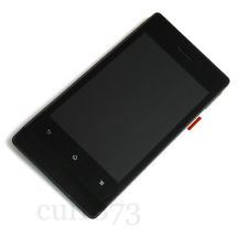 Sony ST23i Xperia Miro Black predný kryt + dotyková doska + LCD displej SWAP
