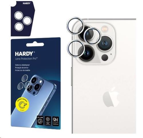 3mk ochrana kamery HARDY Lens Protection Pro pre iPhone 15 Pro White