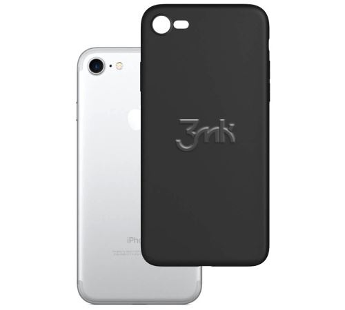 3mk Ochranný kryt Matt Case pre Apple iPhone 7 / 8 / SE (2020/2022) čierny